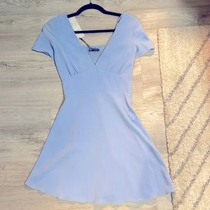 Zara Mini Dress in Powder Blue, Size XS